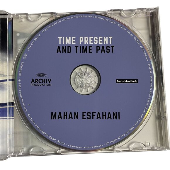 Time Present and Time Past Mahan Esfahani Classical Audio CD 2015 9 Tracks u - Picture 3 of 3